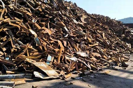 【冷柜回收】将乐黄潭钢结构厂房拆除回收 镀锌钢板回收